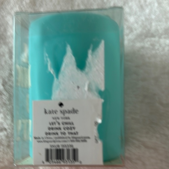 NWT Kate Spade New York Turquoise Drink Cozy - Picture 2 of 6